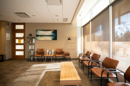 Warm and Welcoming Waiting Area | West Campus Dental | General Dentist | NW Calgary